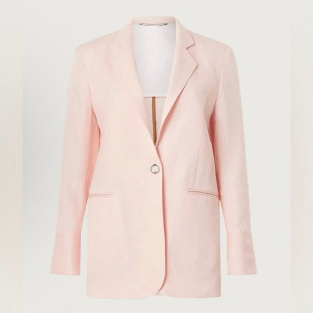 Hugo Boss Pale Pink Linen Blend
Blazer Size 0